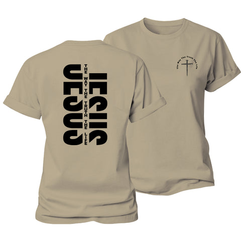 Women's Jesus The Way The Truth The Life Cotton T-Shirt